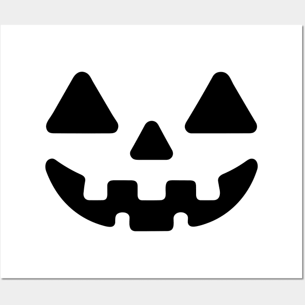 Jack o Lantern Pumpkin Face Wall Art by Francois Ringuette